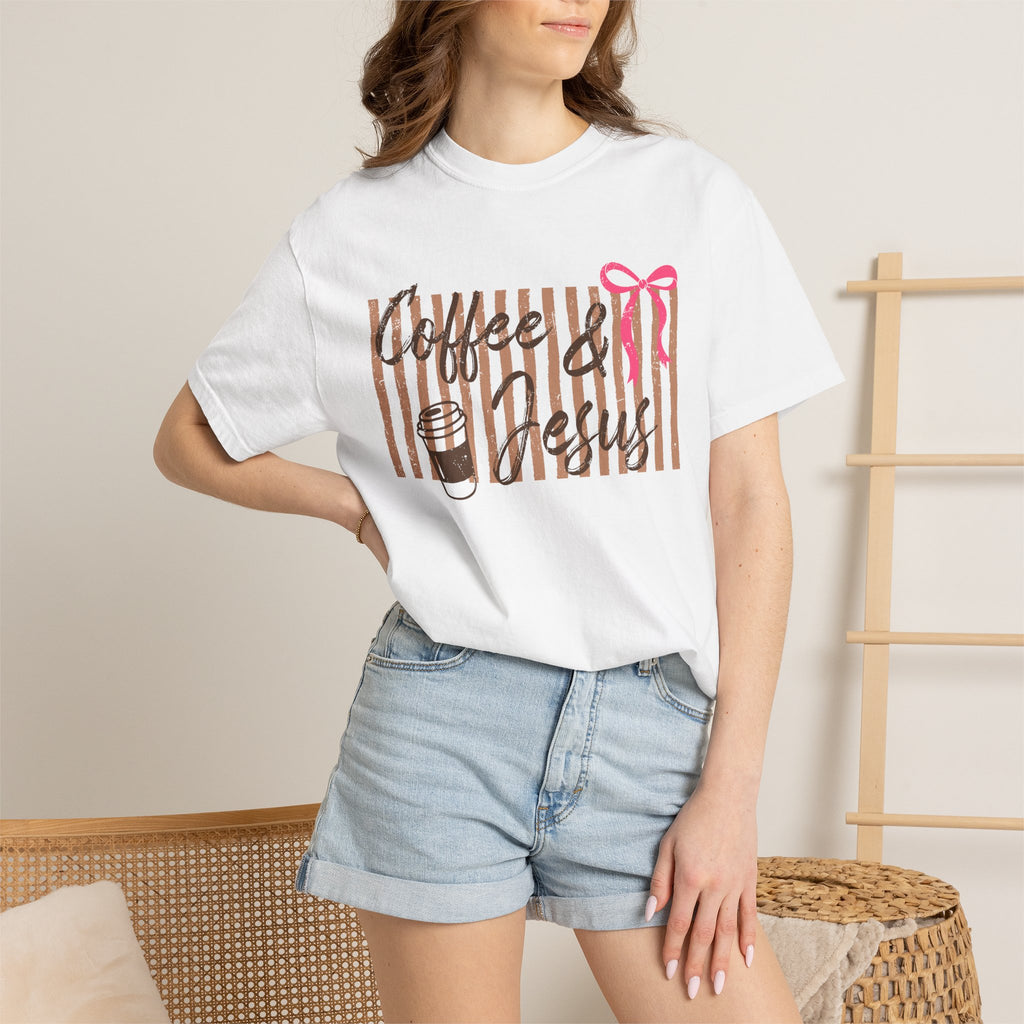 Coffee & Jesus T‑Shirt — Giftable Christian Coffee Tee