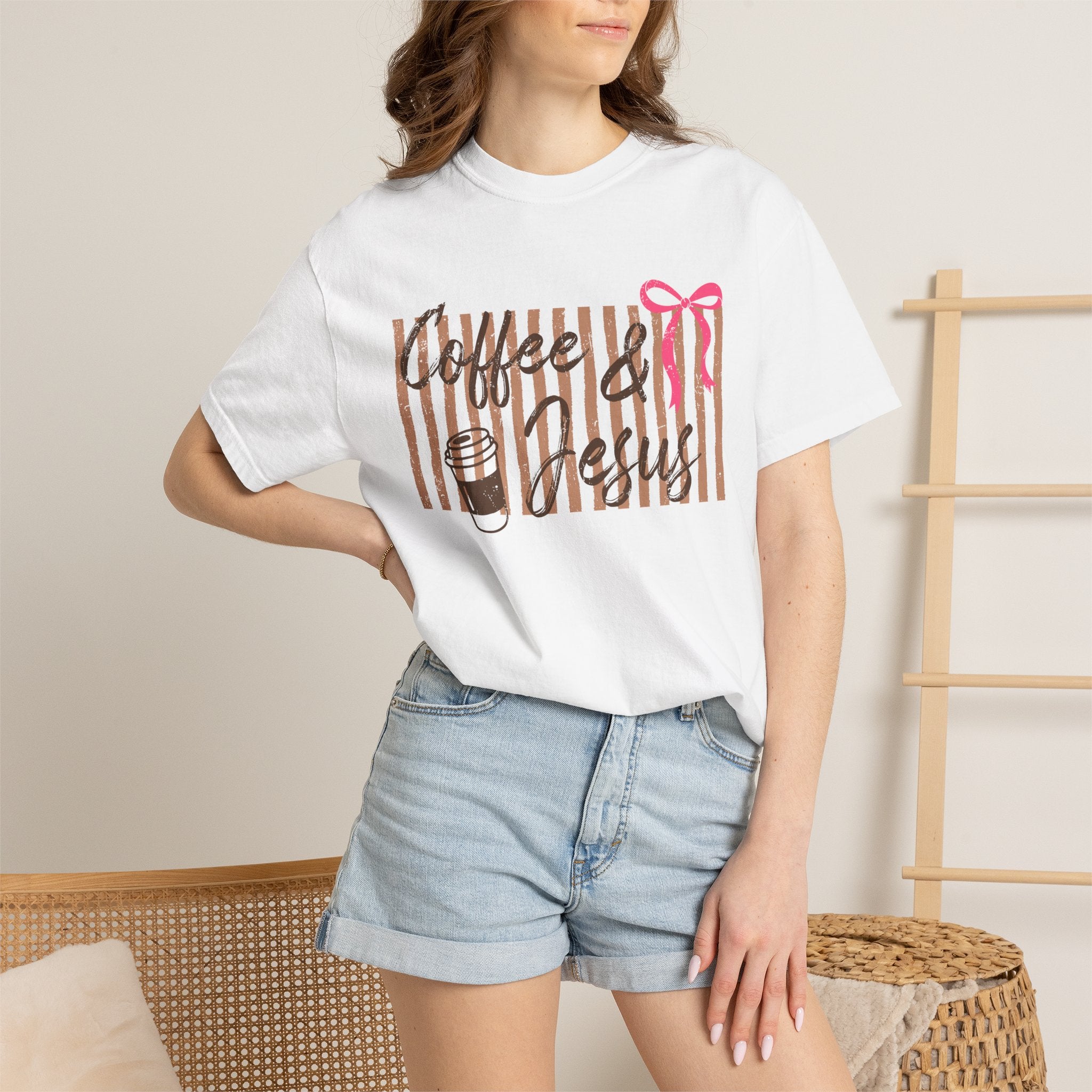 Coffee & Jesus T‑Shirt — Giftable Christian Coffee Tee