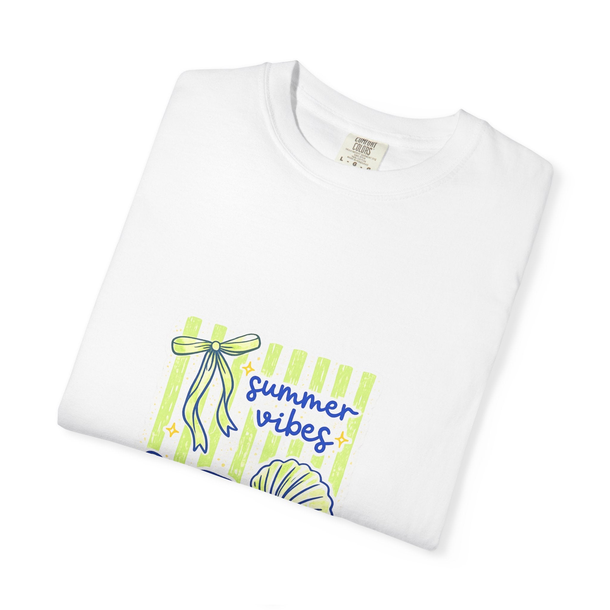 Summer Vibes Sea Life T-Shirt — Turtle & Shell Beach Graphic Tee