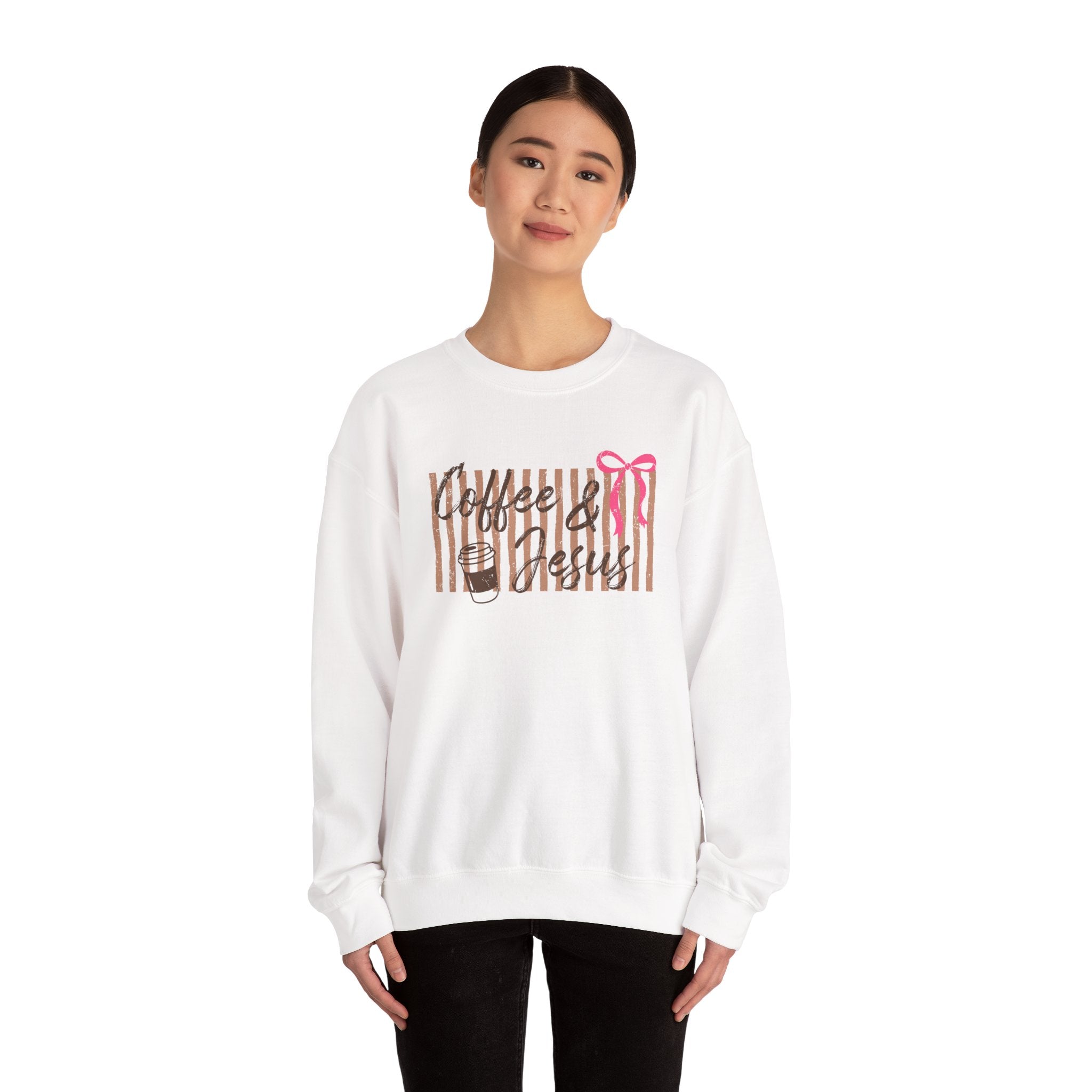 Coffee & Jesus Crewneck Sweatshirt