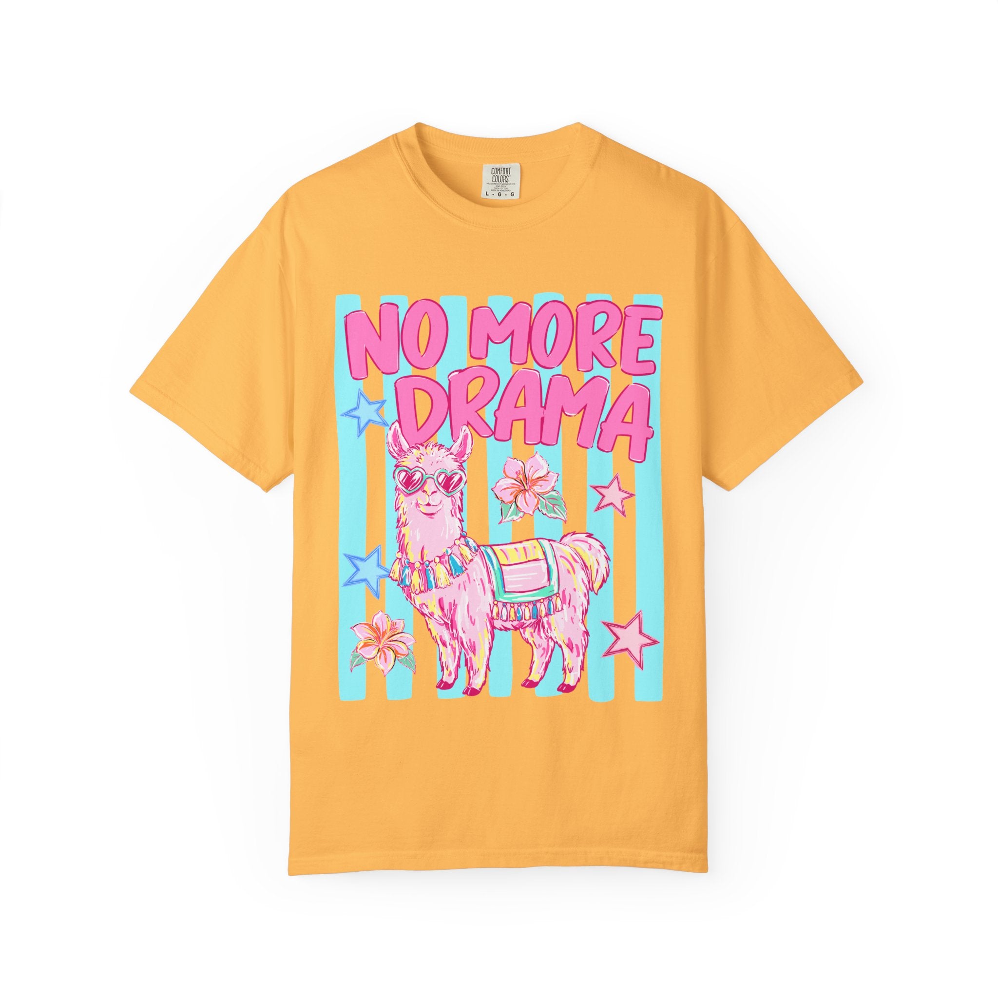 No More Drama Llama T-Shirt — Cute Pastel Graphic Tee