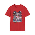 Patriotic Cherry T-Shirt — American Flag Bow & Cherries Graphic