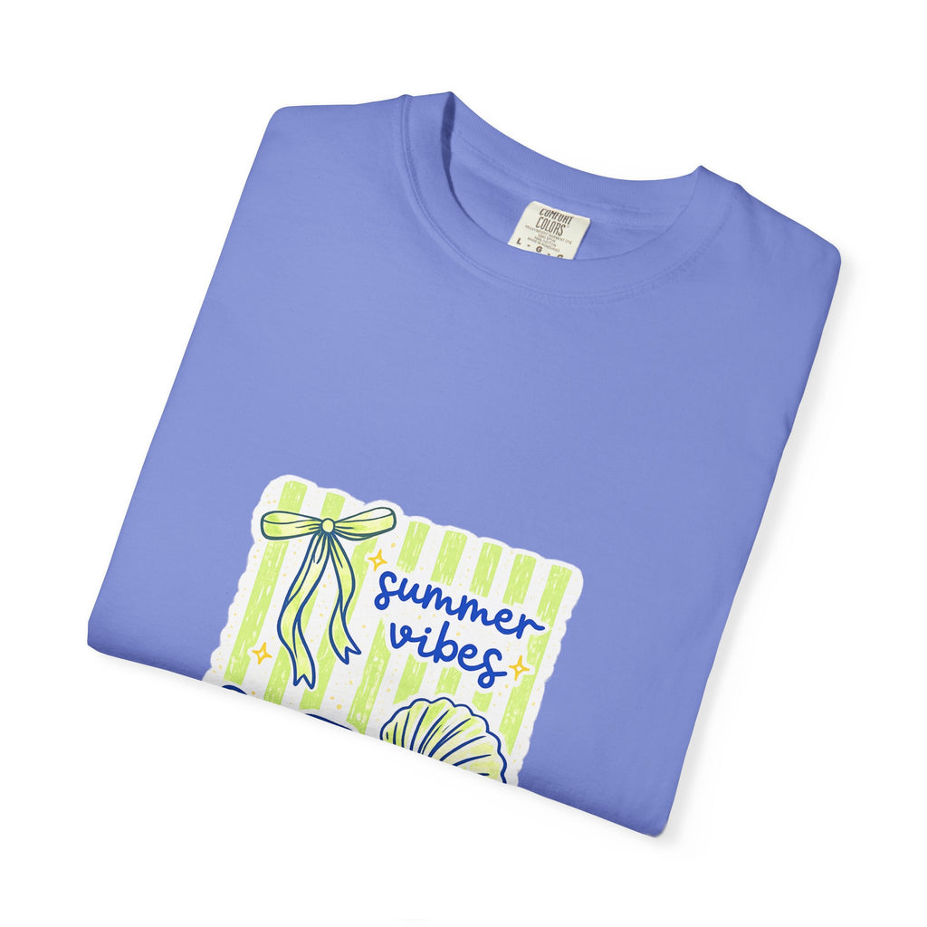 Summer Vibes Sea Life T-Shirt — Turtle & Shell Beach Graphic Tee