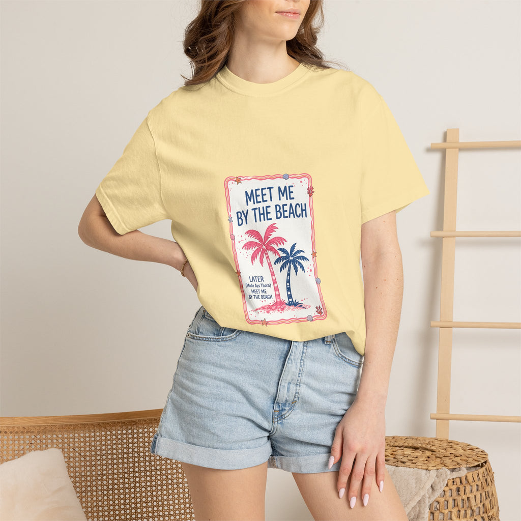 Meet Me By The Beach T-Shirt — Vintage Palm Beach Tee