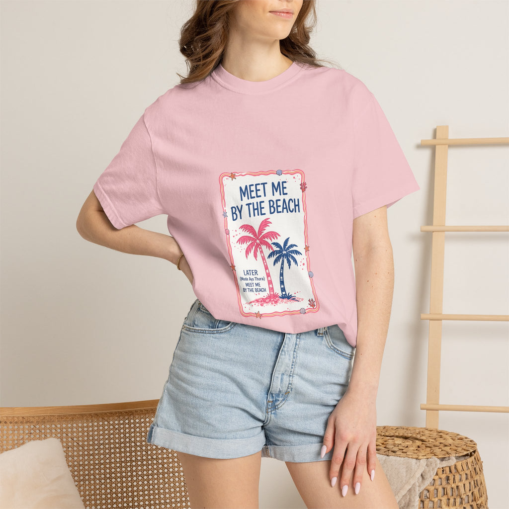Meet Me By The Beach T-Shirt — Vintage Palm Beach Tee