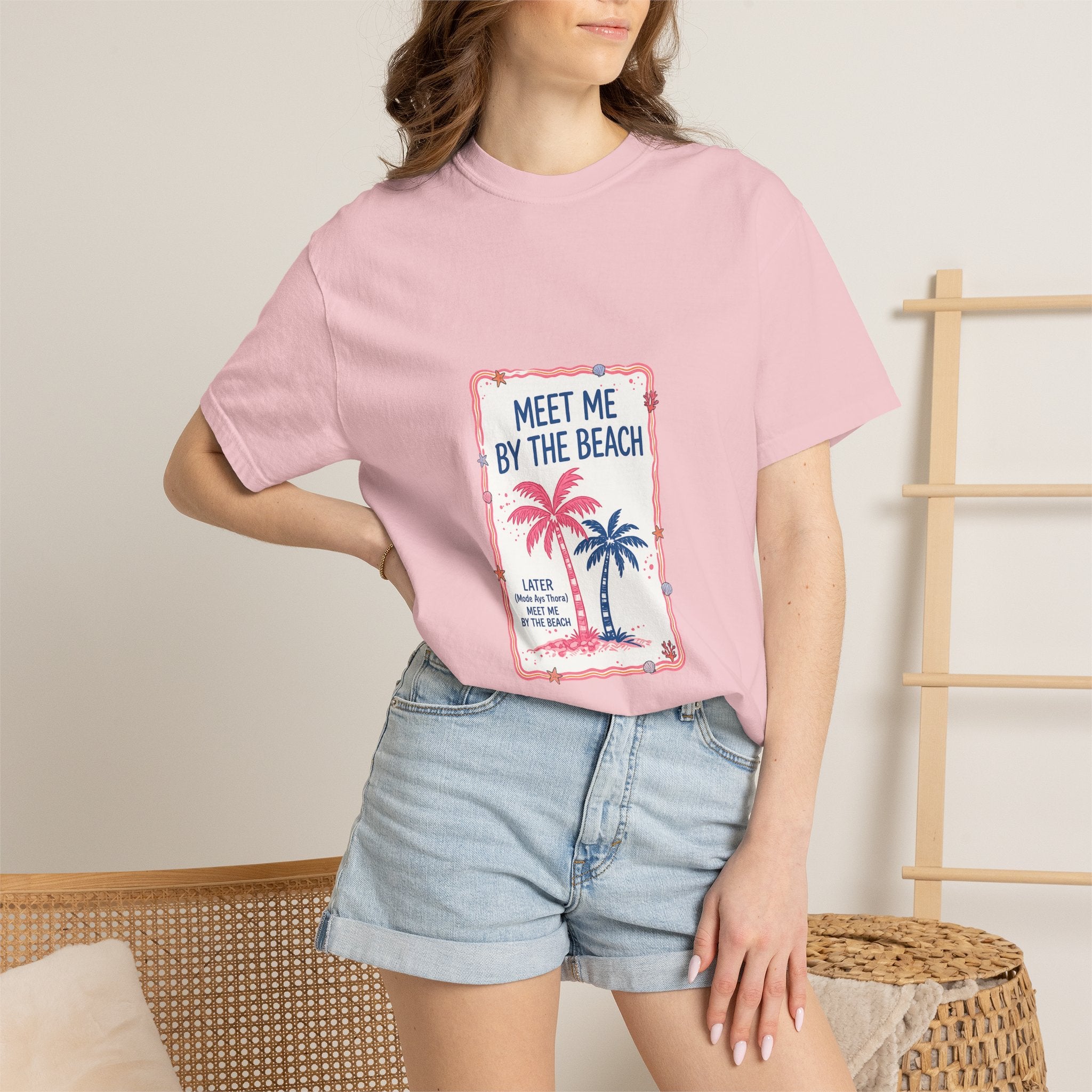 Meet Me By The Beach T-Shirt — Vintage Palm Beach Tee