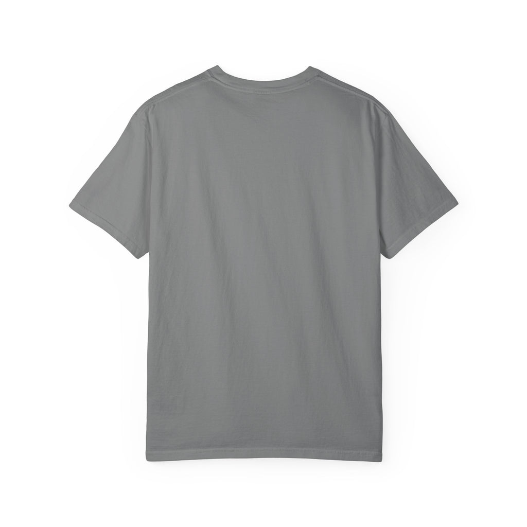 Bass Fish T-Shirt — Pastel Fishing Graphic Tee (Striped Background)