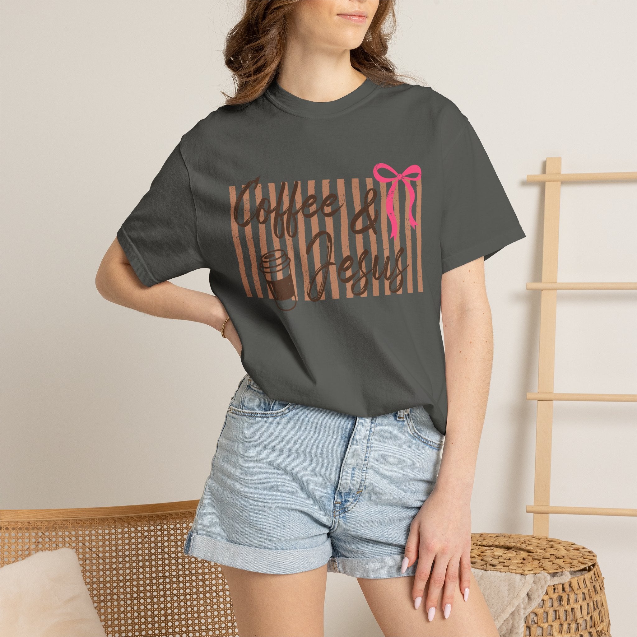 Coffee & Jesus T‑Shirt — Giftable Christian Coffee Tee