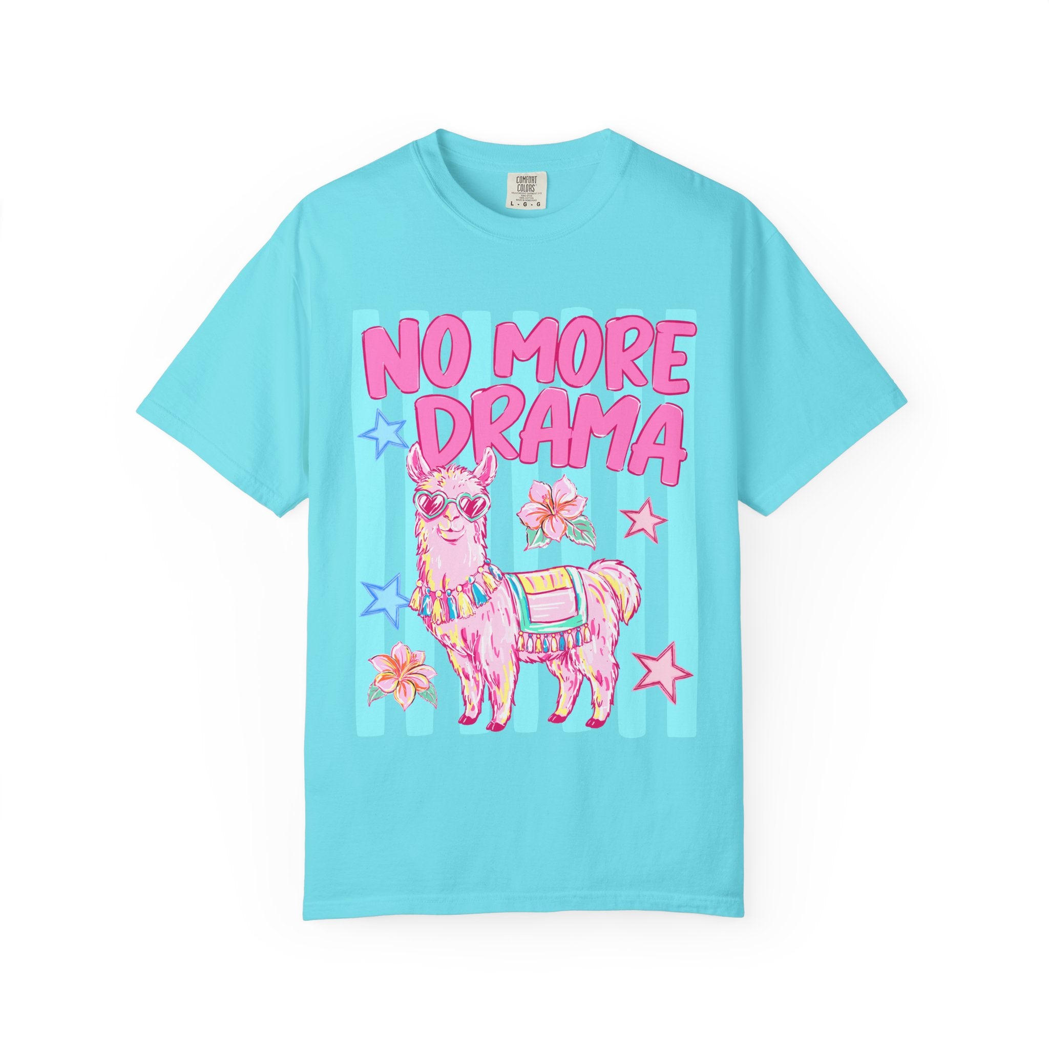 No More Drama Llama T-Shirt — Cute Pastel Graphic Tee