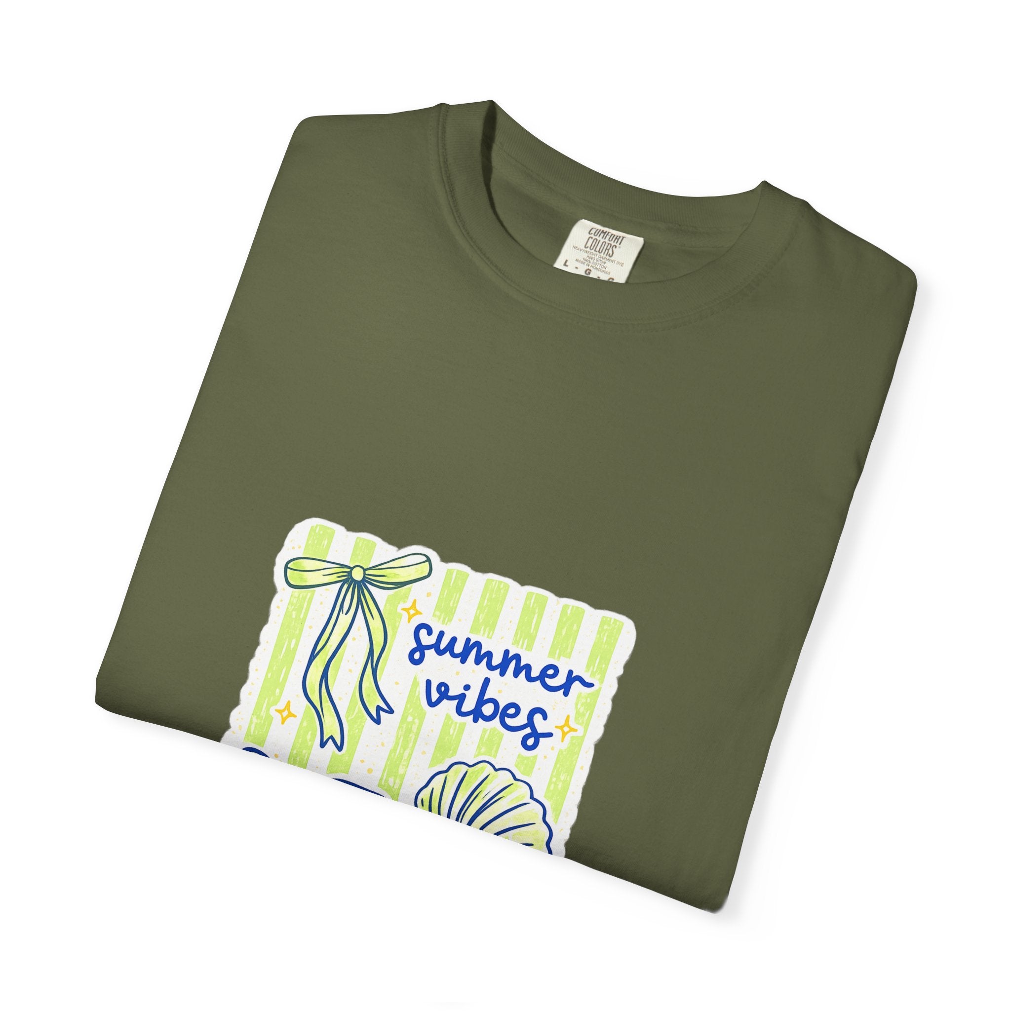 Summer Vibes Sea Life T-Shirt — Turtle & Shell Beach Graphic Tee