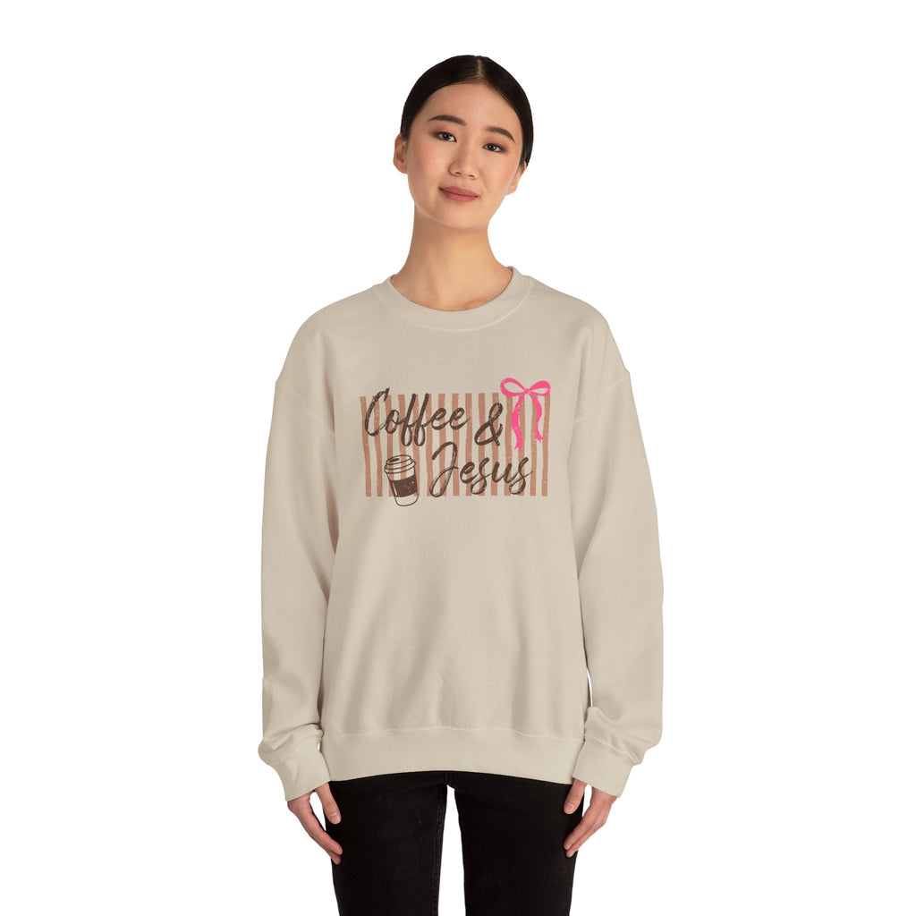 Coffee & Jesus Crewneck Sweatshirt