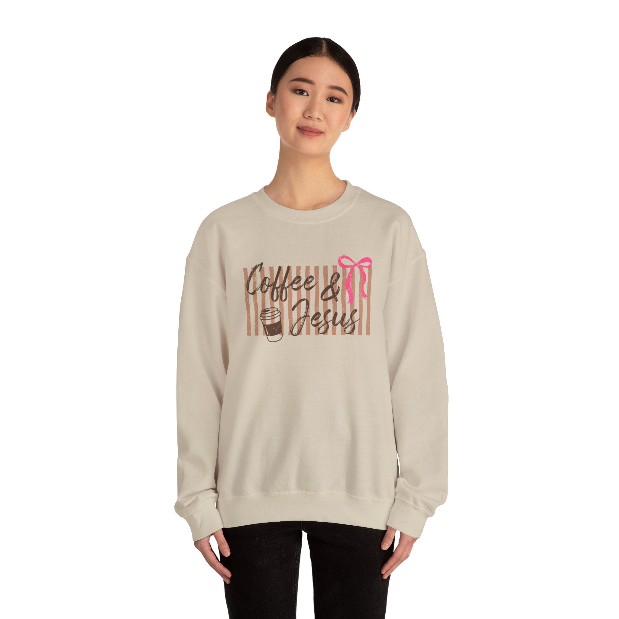 Coffee & Jesus Crewneck Sweatshirt