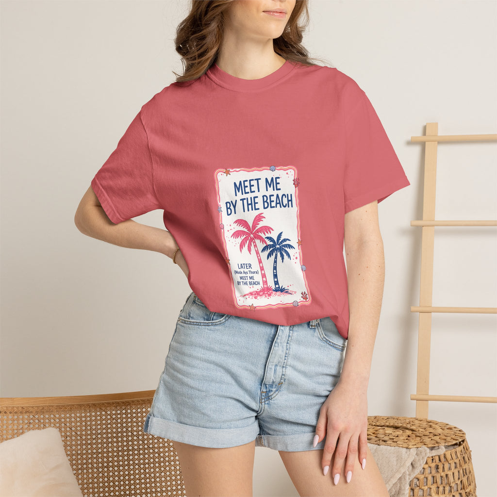 Meet Me By The Beach T-Shirt — Vintage Palm Beach Tee