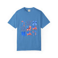 Patriotic Fireworks & Flags T-Shirt — 4th of July American Celebration Tee