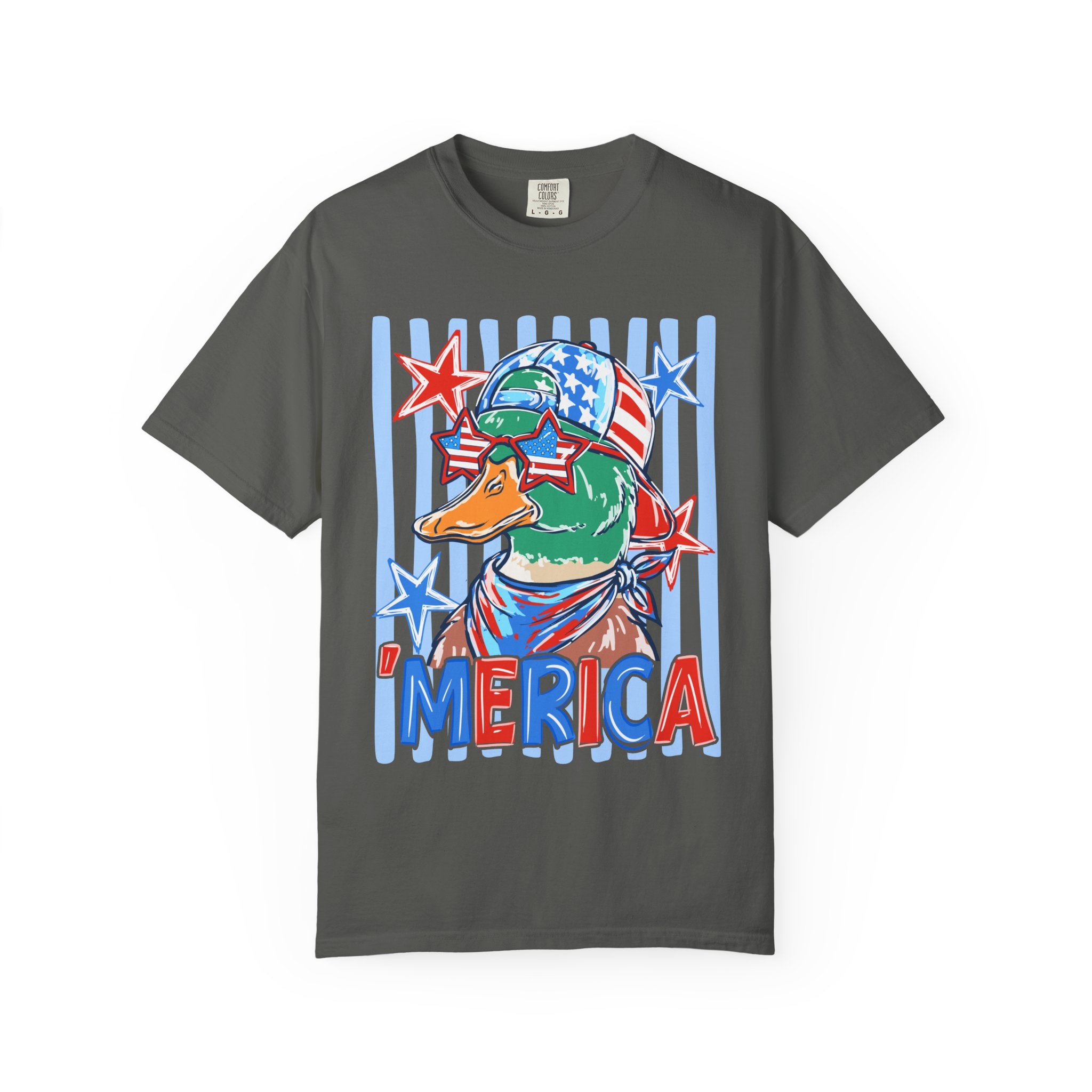 'Merica Duck Graphic T-Shirt — Patriotic American Mallard Tee