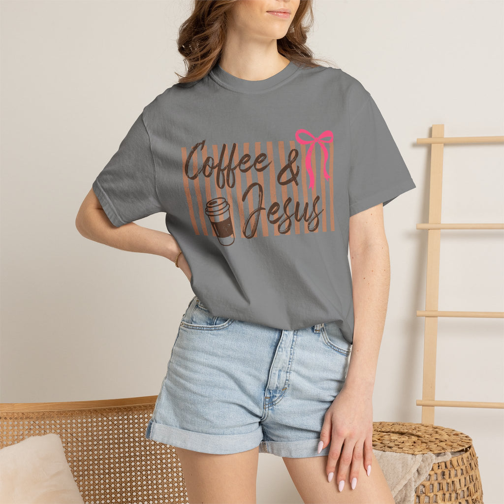 Coffee & Jesus T‑Shirt — Giftable Christian Coffee Tee