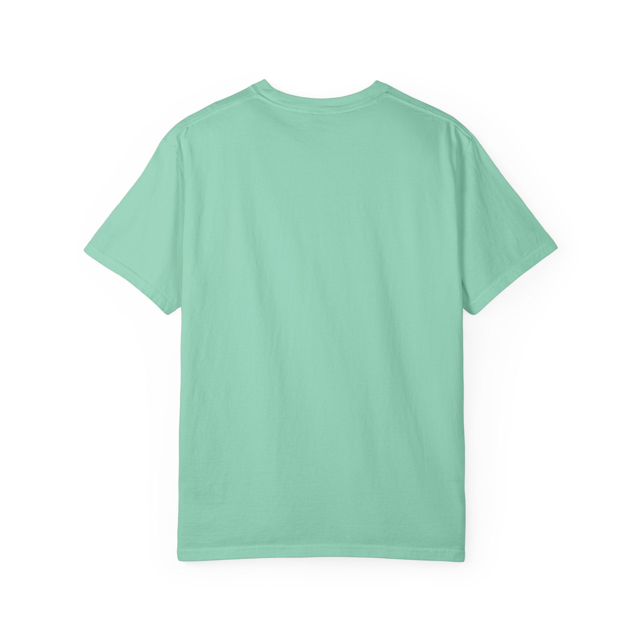 Bass Fish T-Shirt — Pastel Fishing Graphic Tee (Striped Background)