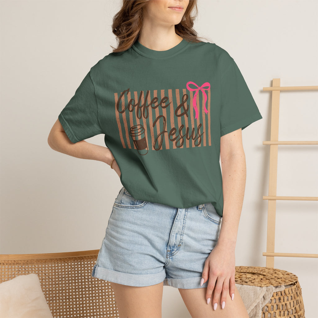 Coffee & Jesus T‑Shirt — Giftable Christian Coffee Tee