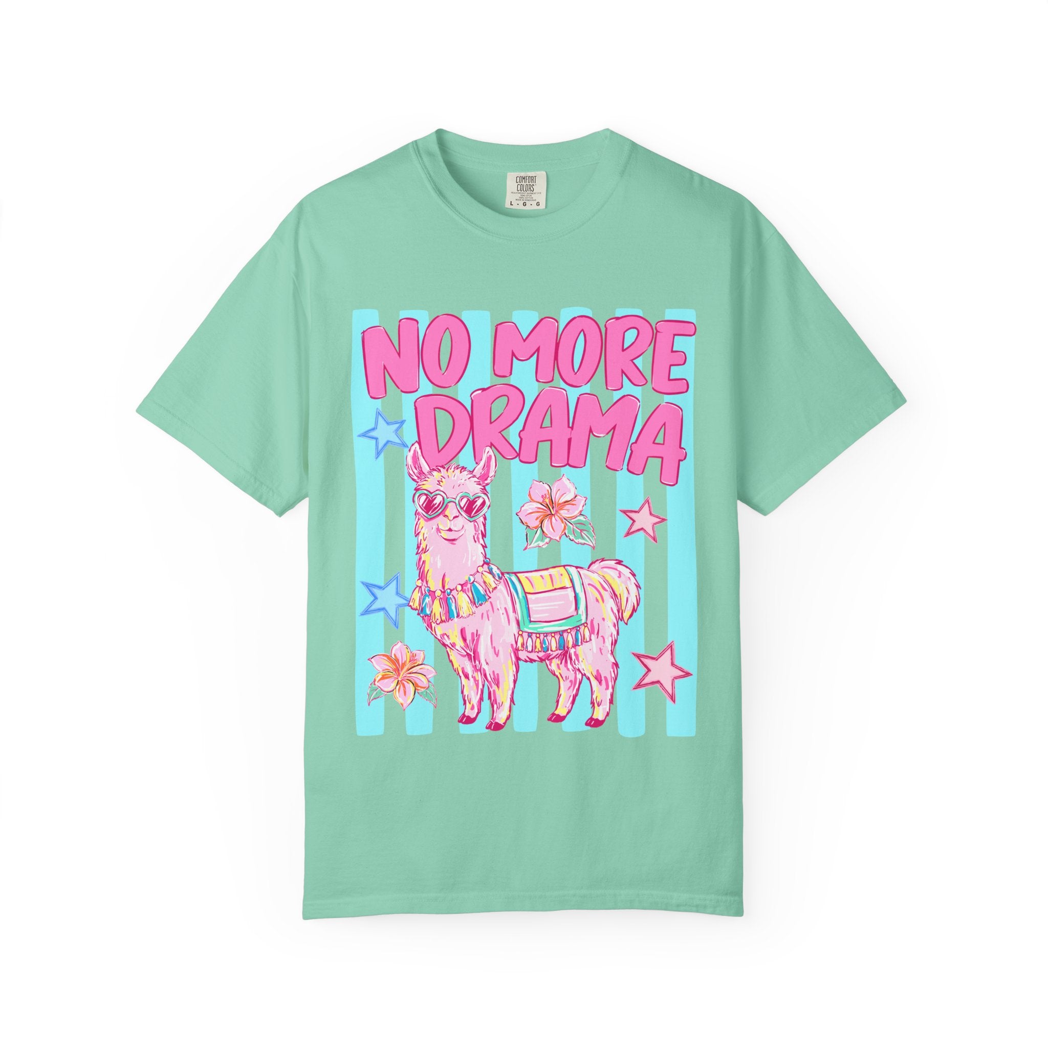 No More Drama Llama T-Shirt — Cute Pastel Graphic Tee