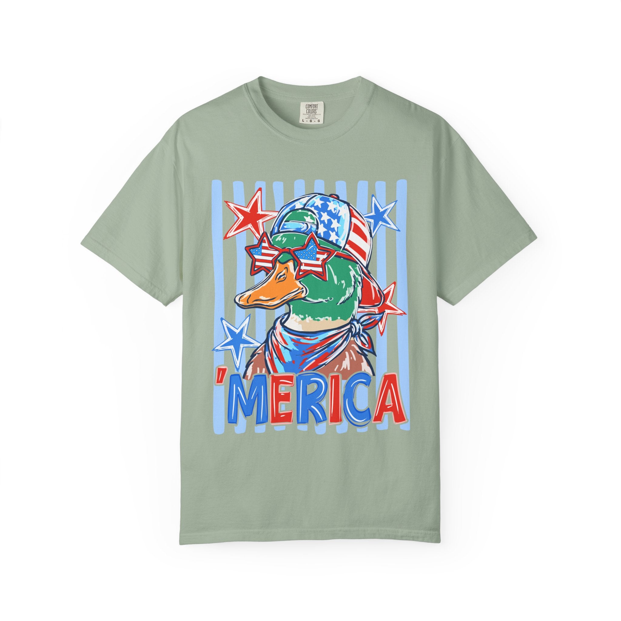 'Merica Duck Graphic T-Shirt — Patriotic American Mallard Tee