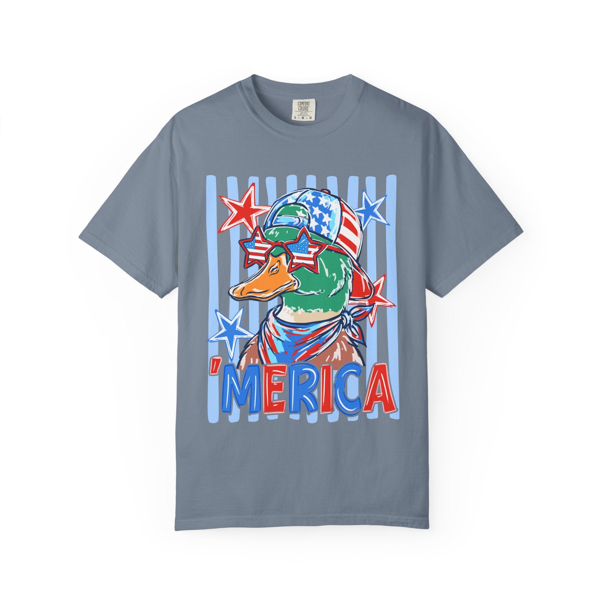 'Merica Duck Graphic T-Shirt — Patriotic American Mallard Tee