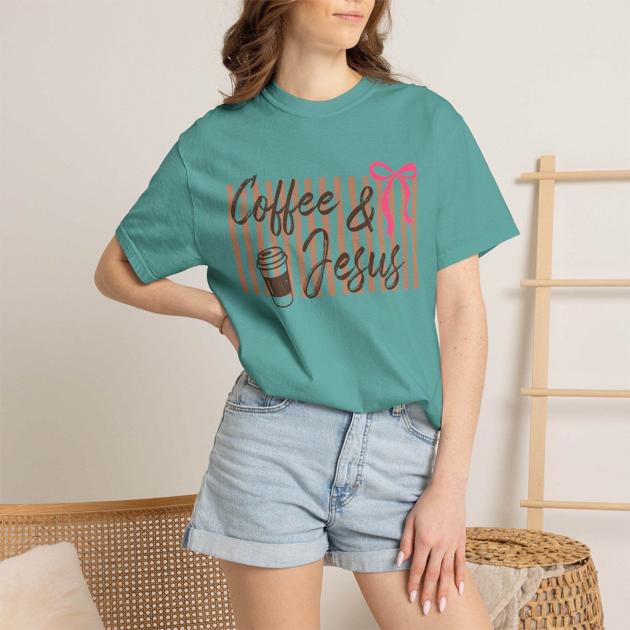 Coffee & Jesus T‑Shirt — Giftable Christian Coffee Tee