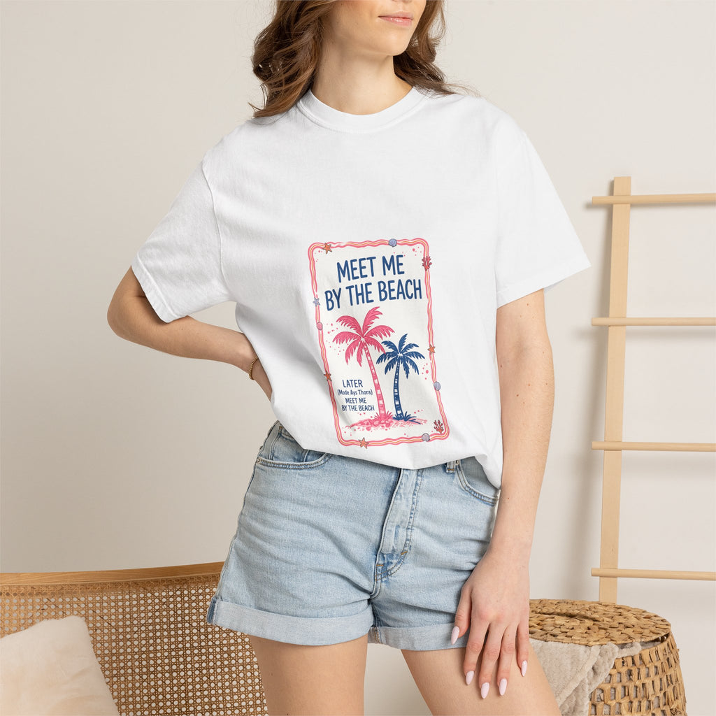 Meet Me By The Beach T-Shirt — Vintage Palm Beach Tee