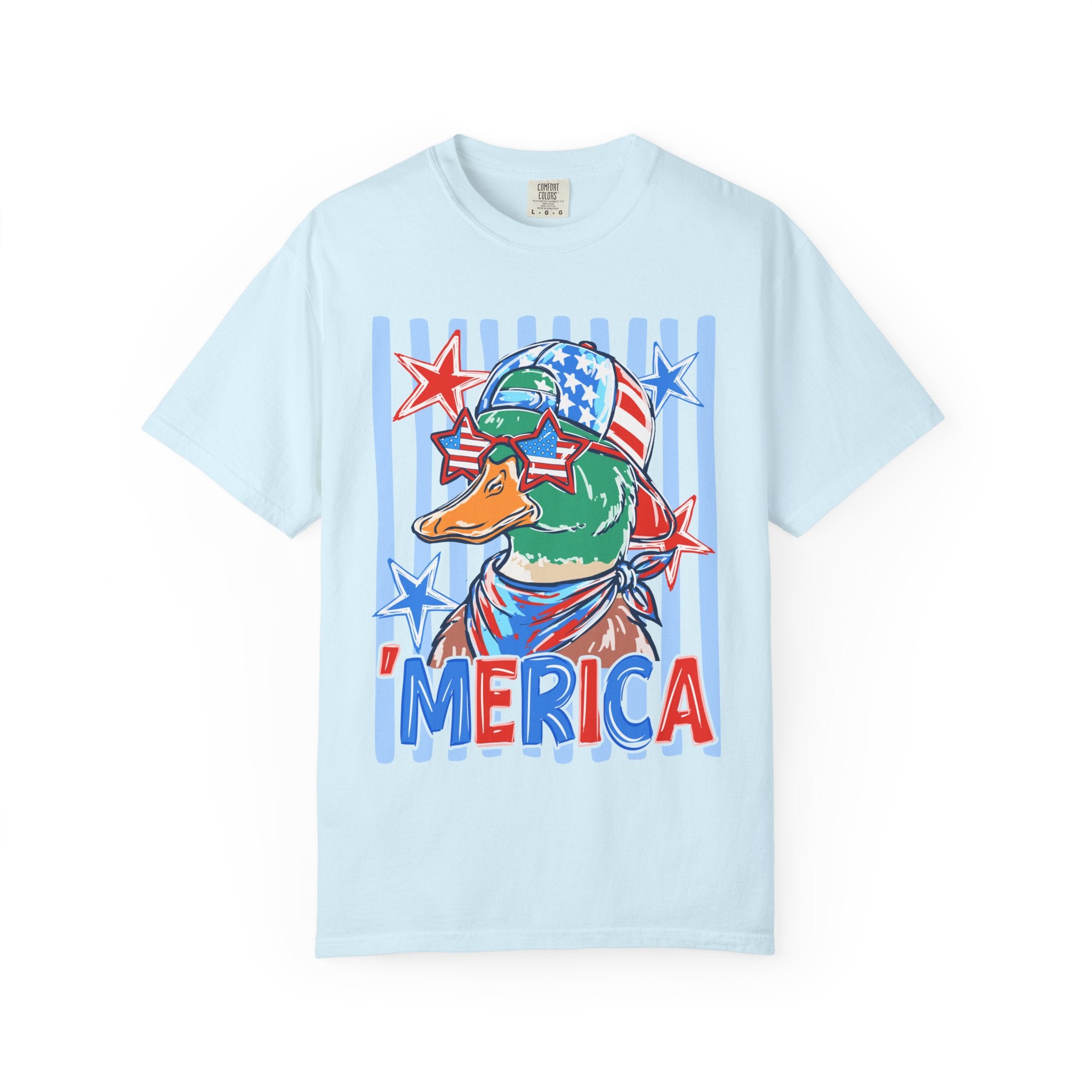'Merica Duck Graphic T-Shirt — Patriotic American Mallard Tee