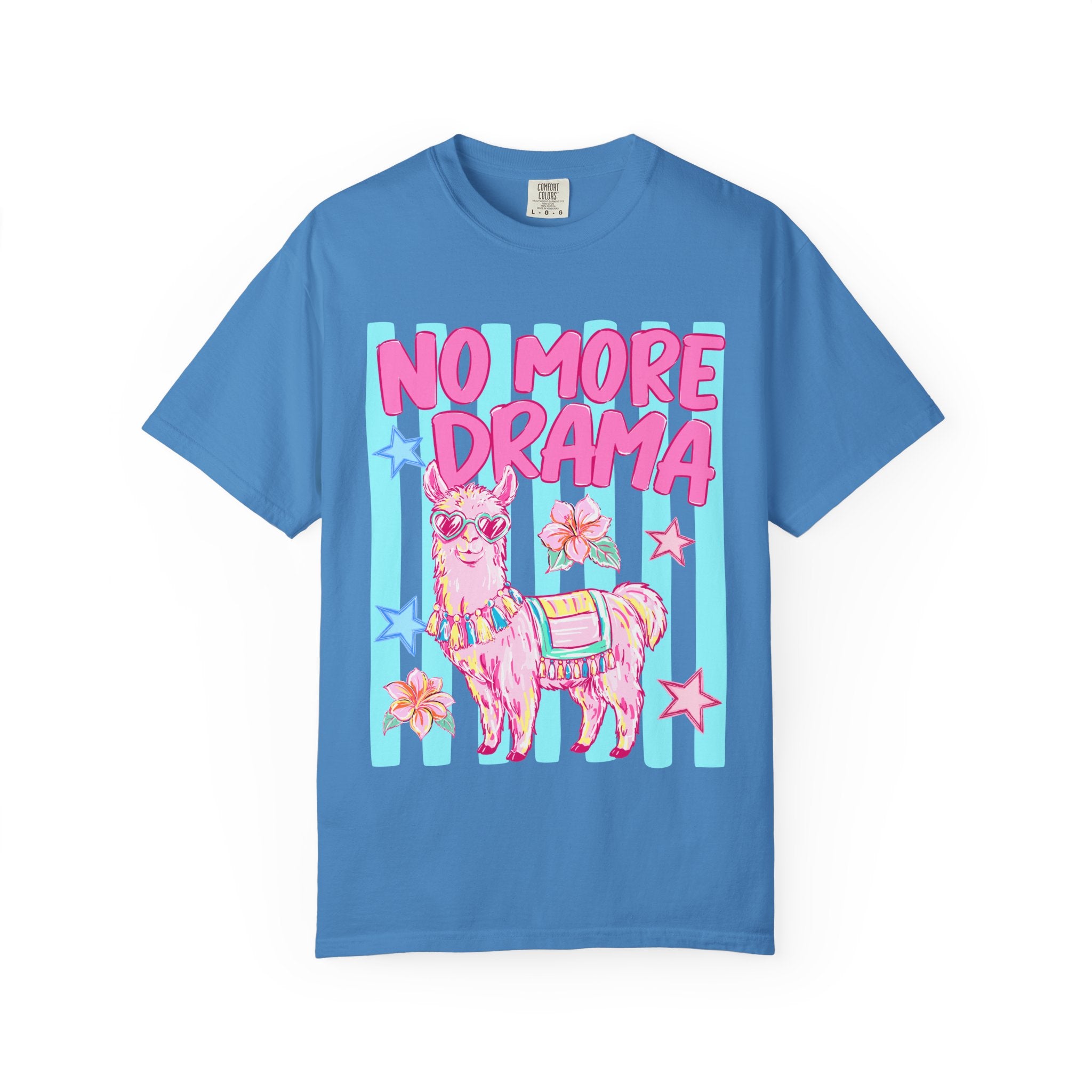 No More Drama Llama T-Shirt — Cute Pastel Graphic Tee