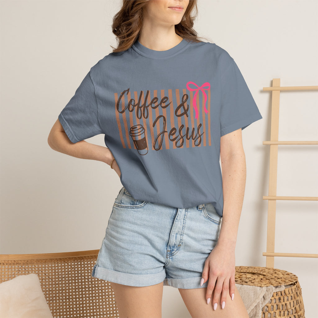 Coffee & Jesus T‑Shirt — Giftable Christian Coffee Tee