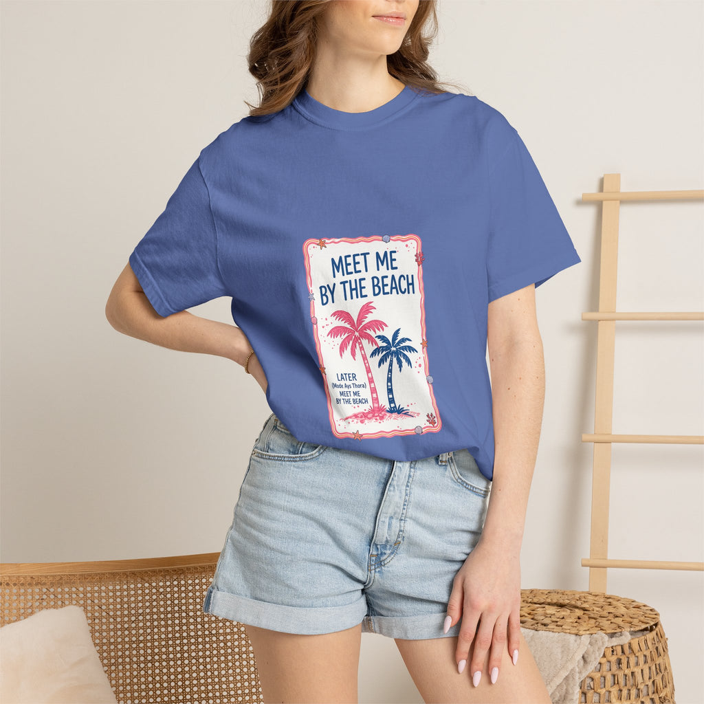 Meet Me By The Beach T-Shirt — Vintage Palm Beach Tee