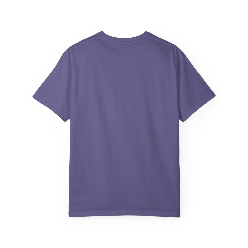 Bass Fish T-Shirt — Pastel Fishing Graphic Tee (Striped Background)