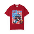 Patriotic Raccoon T‑Shirt — "Red, White and Ferale 'Merica" 4th of July Tee