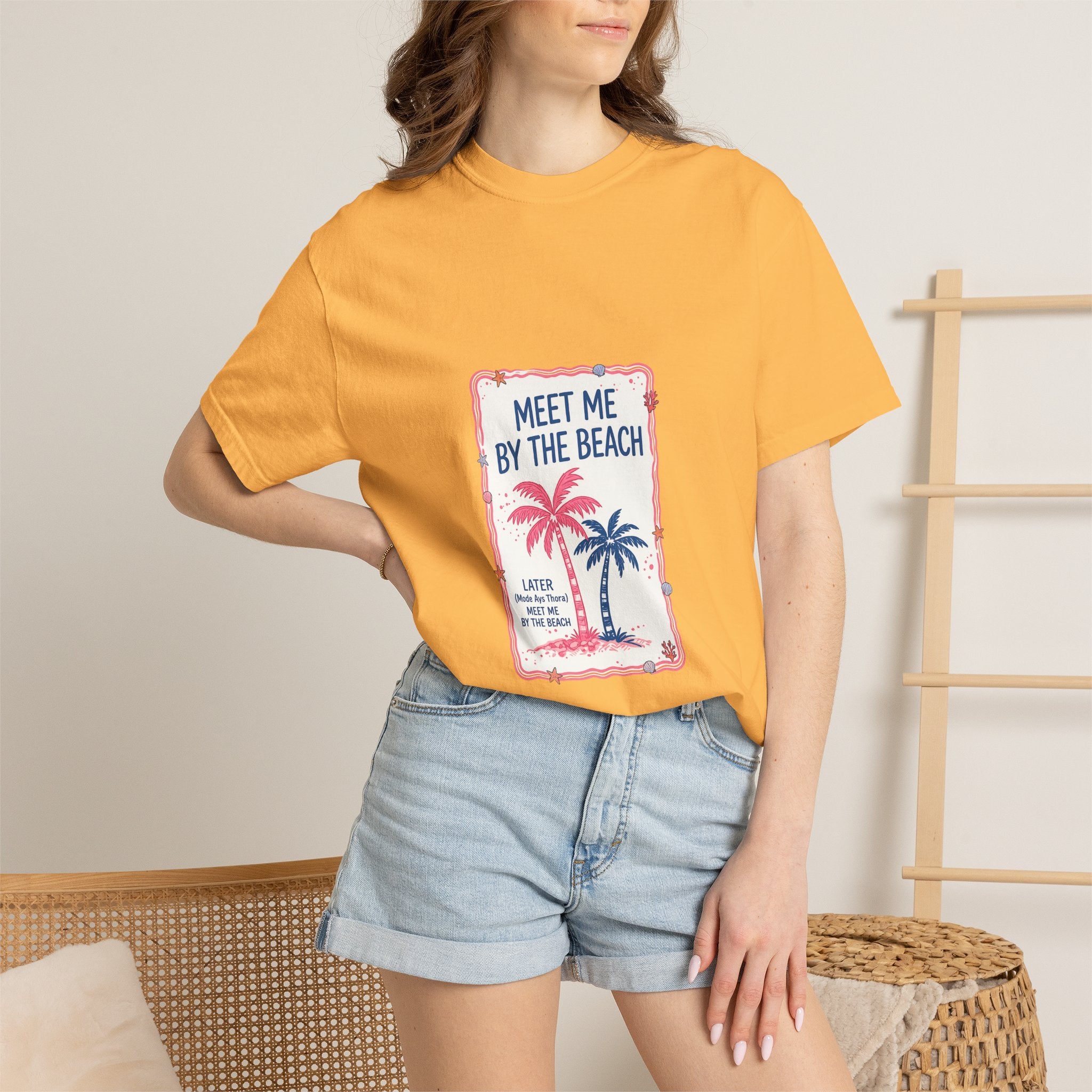 Meet Me By The Beach T-Shirt — Vintage Palm Beach Tee