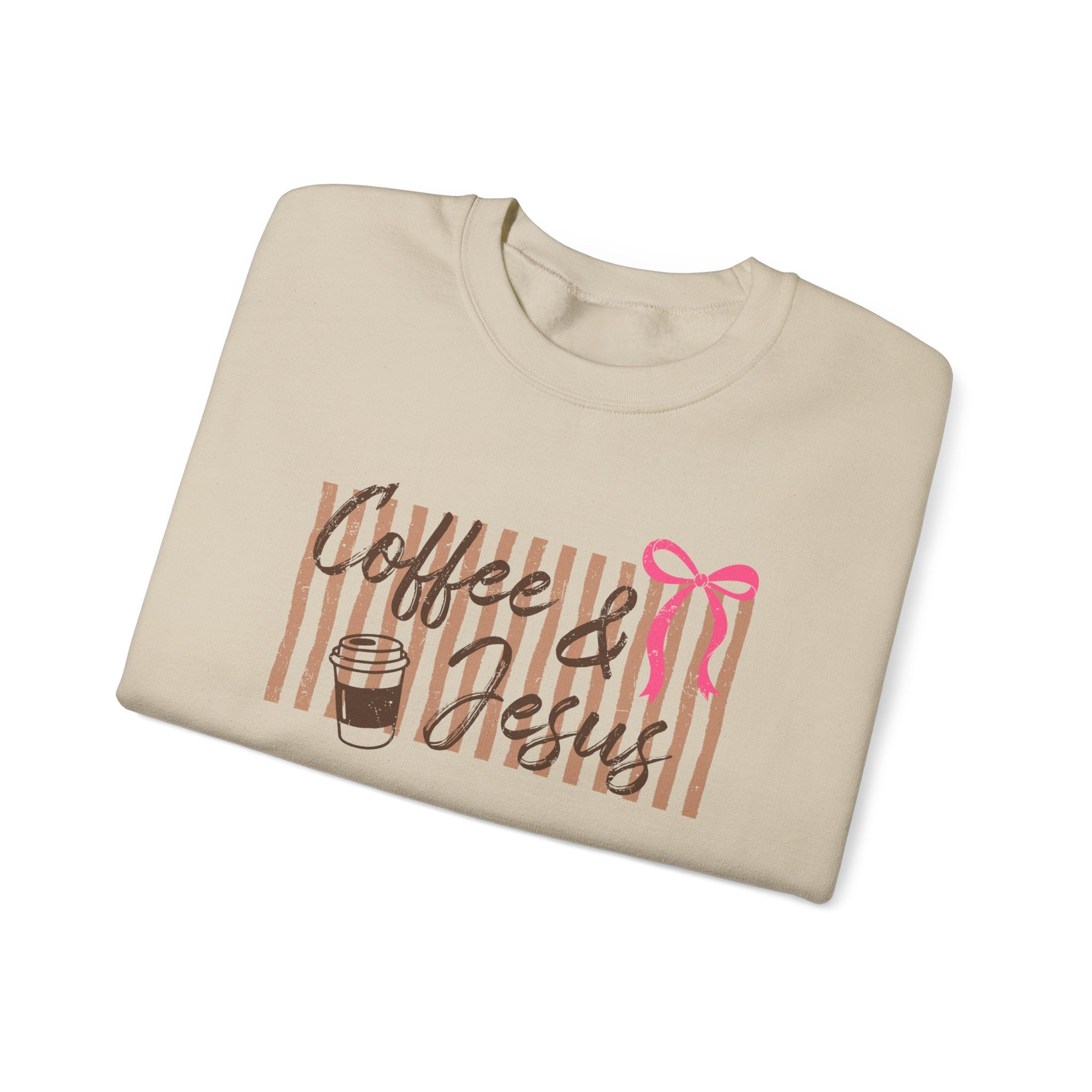 Coffee & Jesus Crewneck Sweatshirt