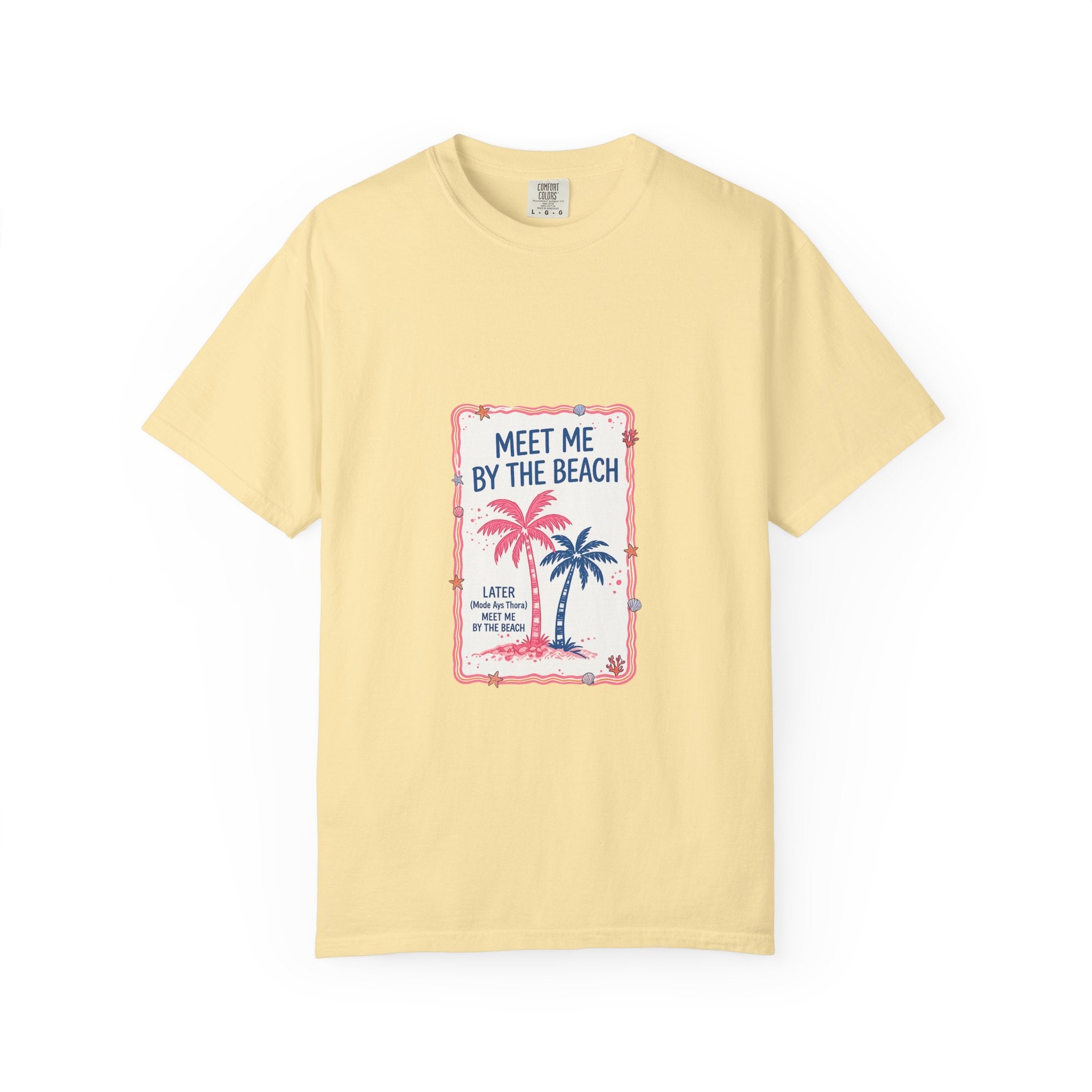 Meet Me By The Beach T-Shirt — Vintage Palm Beach Tee