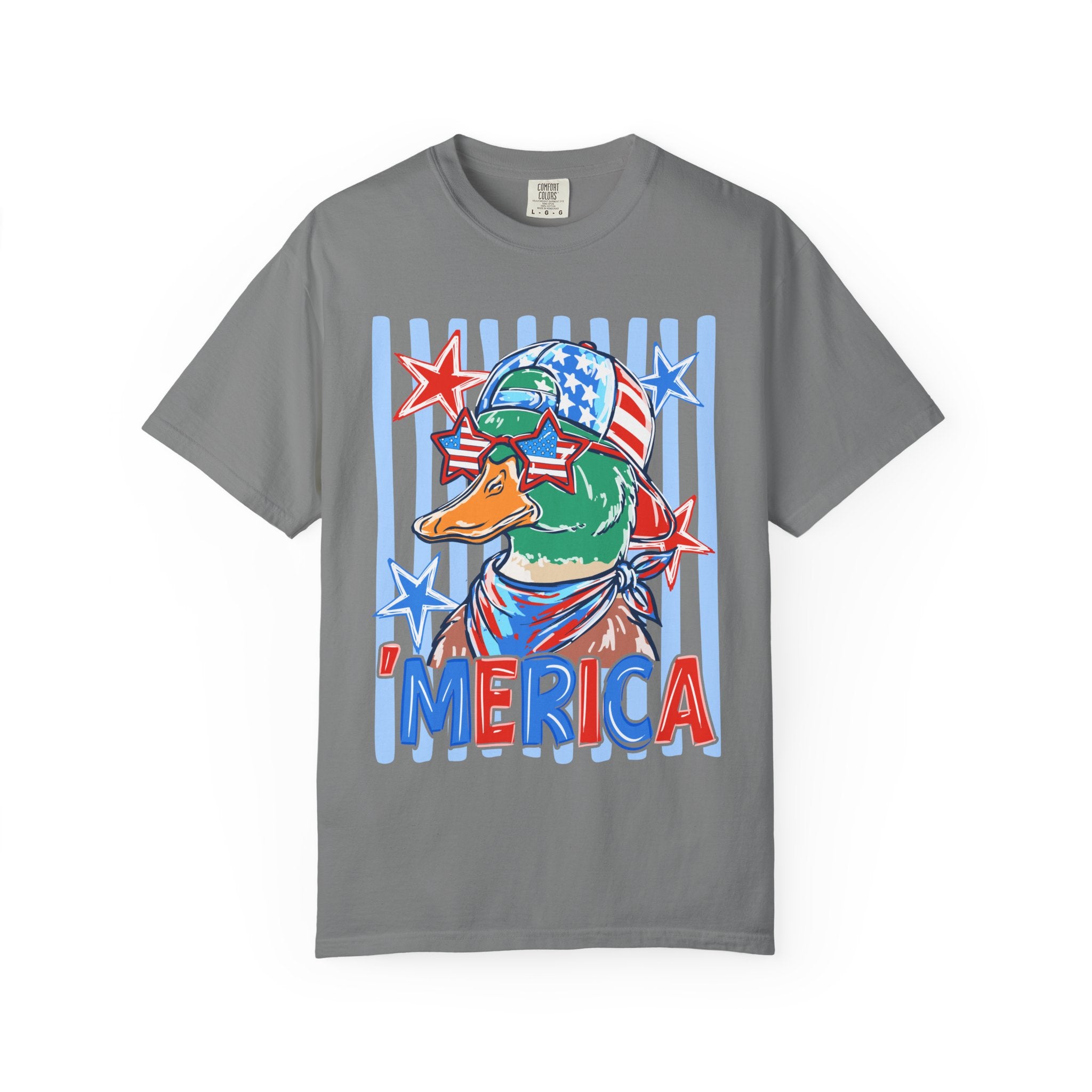 'Merica Duck Graphic T-Shirt — Patriotic American Mallard Tee