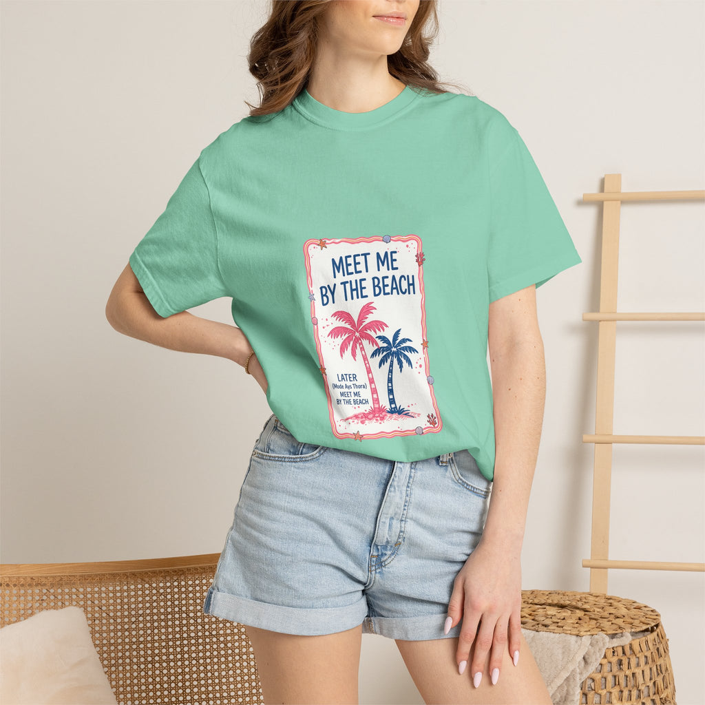 Meet Me By The Beach T-Shirt — Vintage Palm Beach Tee