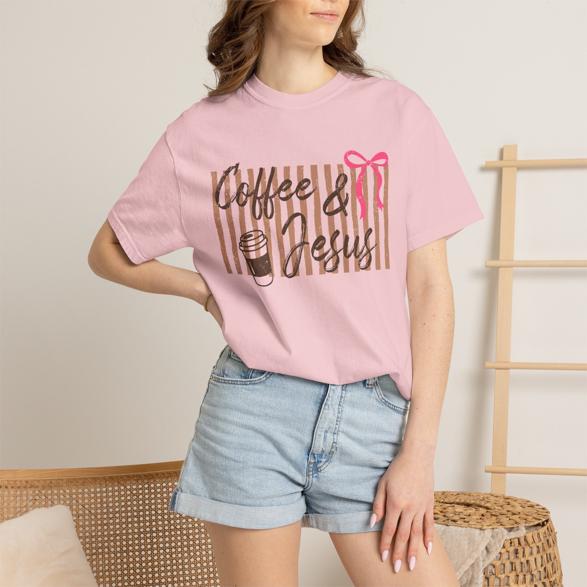 Coffee & Jesus T‑Shirt — Giftable Christian Coffee Tee