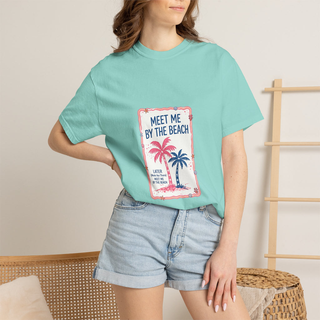 Meet Me By The Beach T-Shirt — Vintage Palm Beach Tee