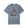 Patriotic Raccoon T-Shirt — "Feral & Free" 4th of July Graphic Tee