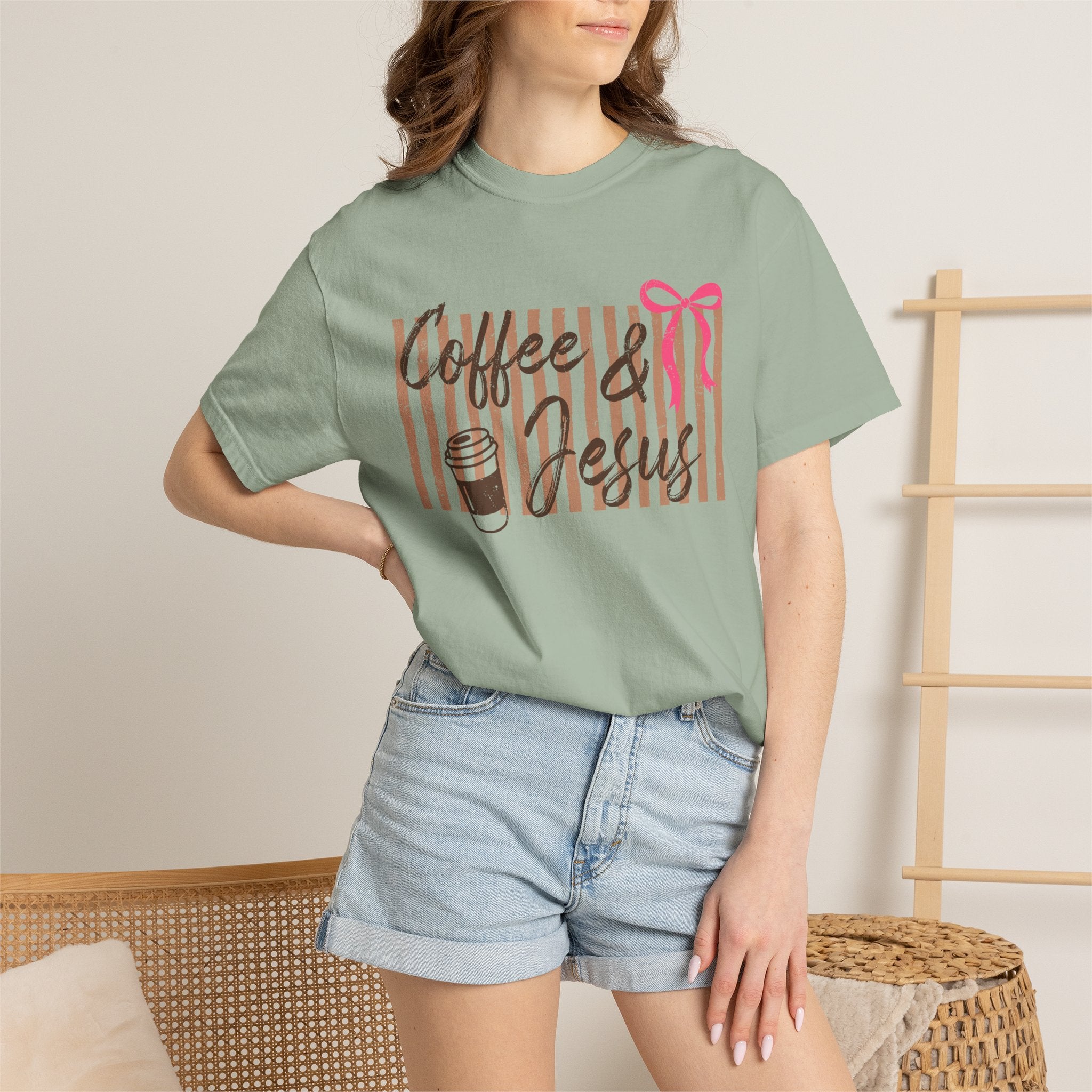 Coffee & Jesus T‑Shirt — Giftable Christian Coffee Tee