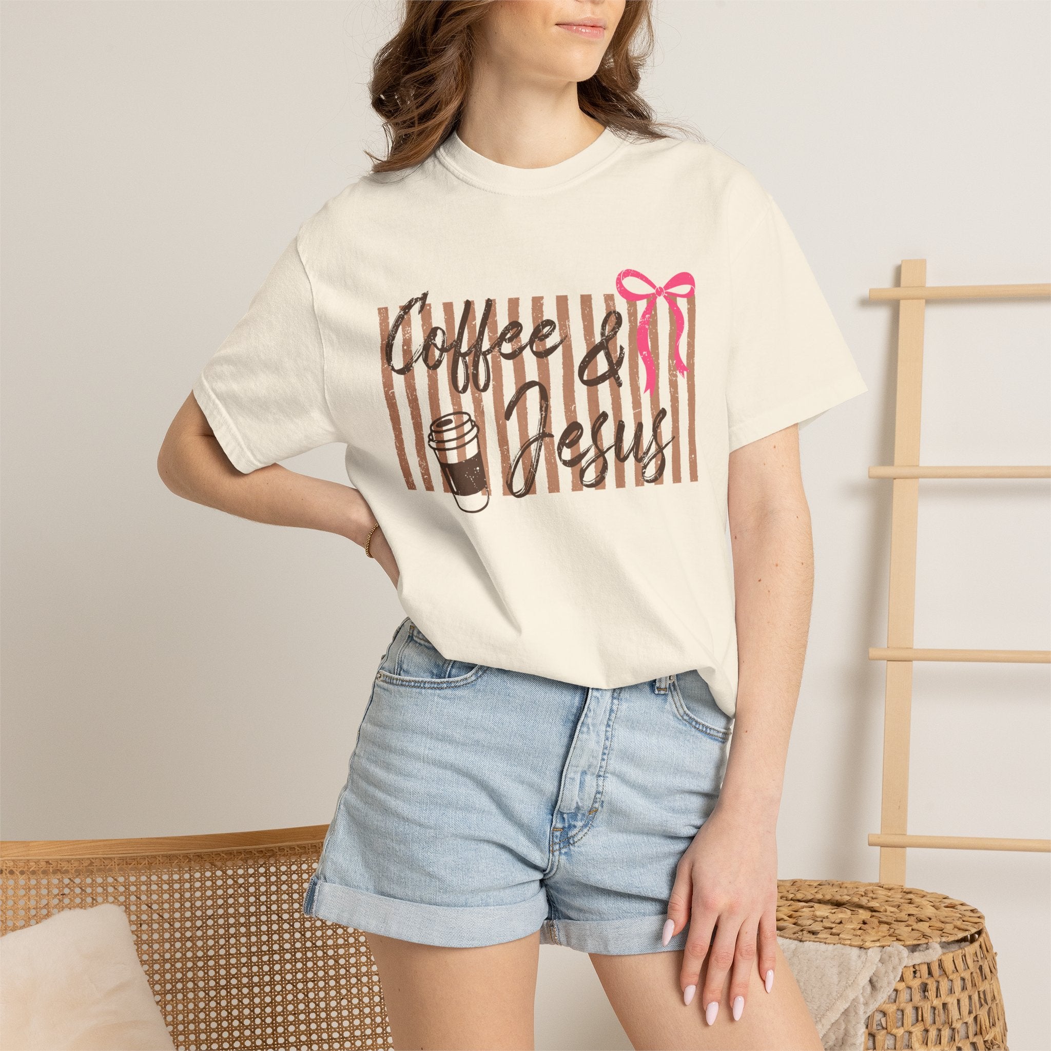 Coffee & Jesus T‑Shirt — Giftable Christian Coffee Tee