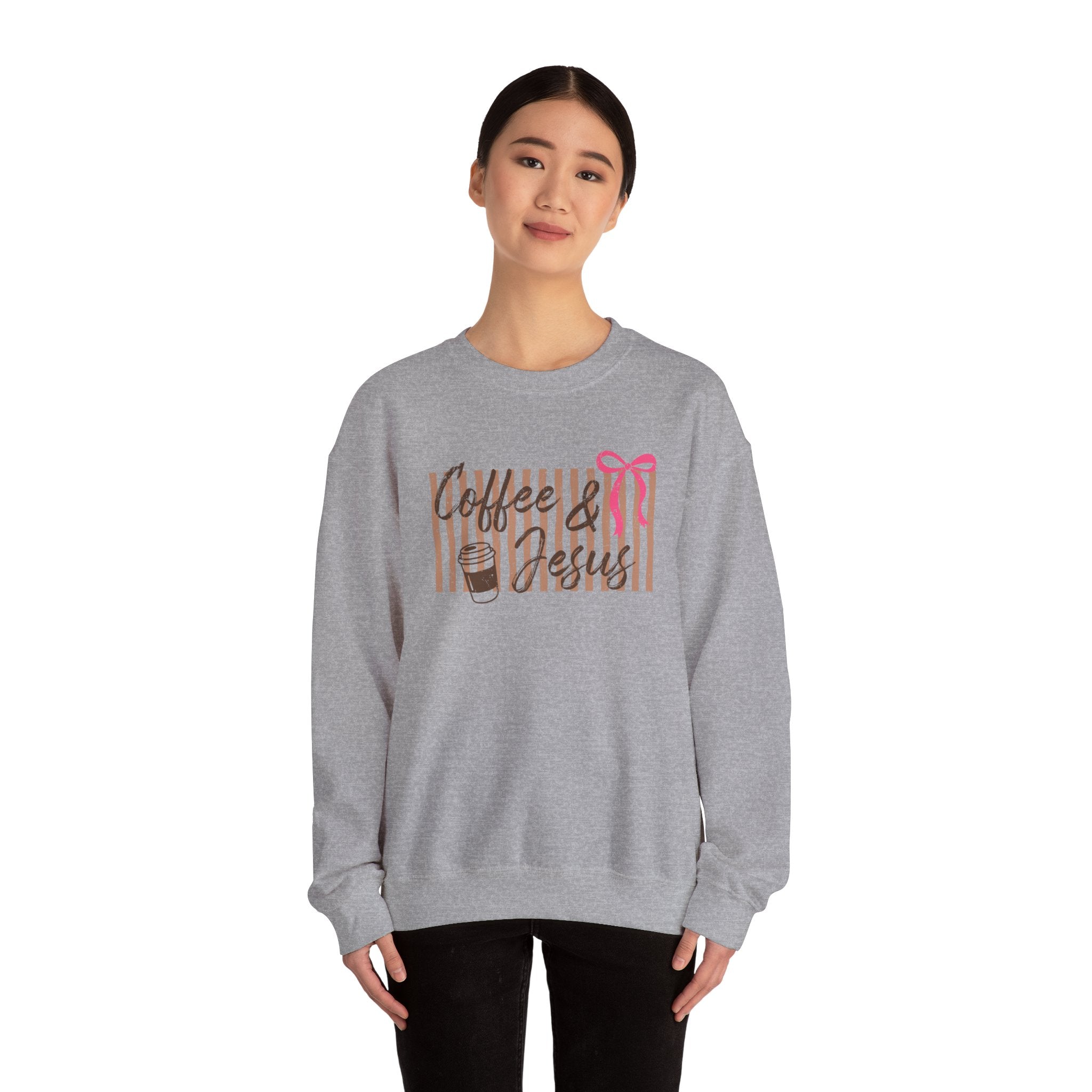 Coffee & Jesus Crewneck Sweatshirt